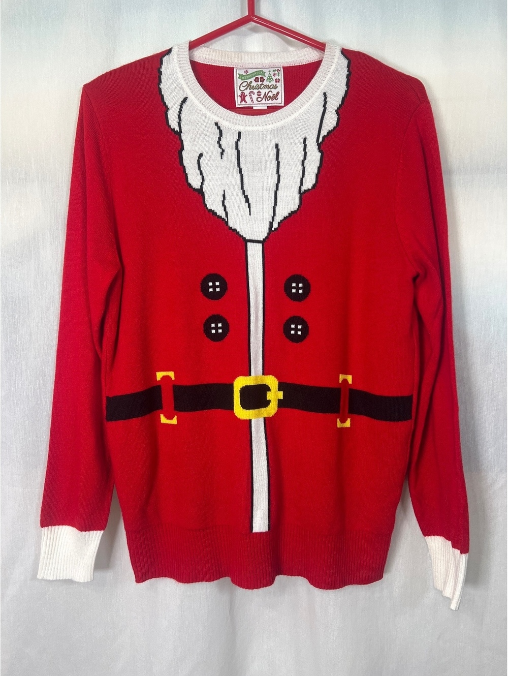 Santa Sweater Ugly Christmas Sweater Men's Small